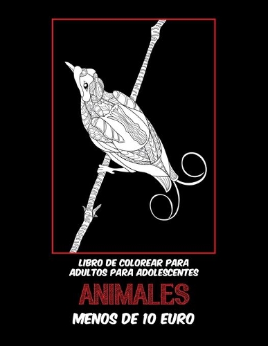 Libro de colorear para adultos para adolescentes - Menos de 10 euro - Animales