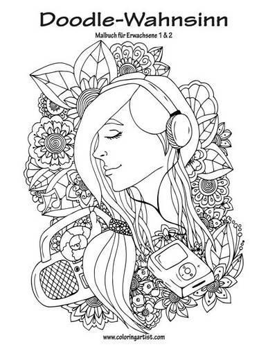 Doodle-Wahnsinn-Malbuch für Erwachsene 1 & 2
