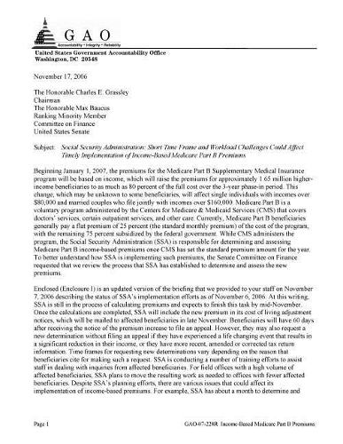 Gao-07-228r Social Security Administration
