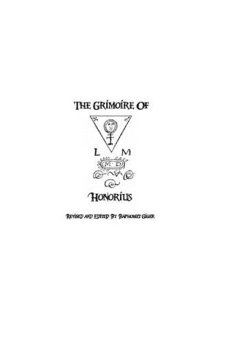 The Grimoire of Honorius