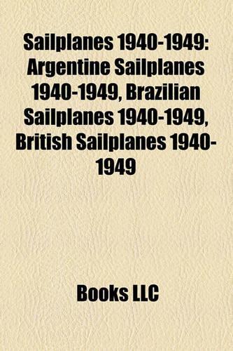 Sailplanes 1940-1949
