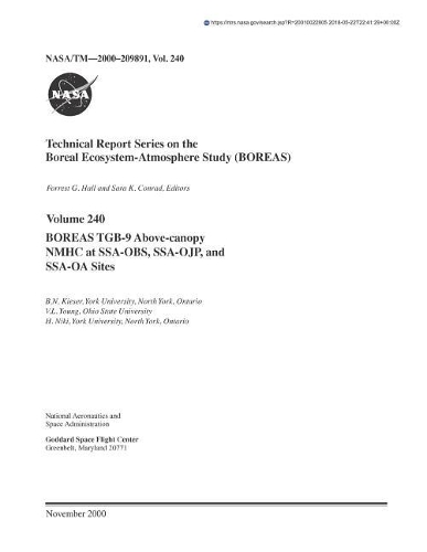 Boreas Tgb-9 Above-Canopy Nmhc at Ssa-Obs, Ssa-Ojp, and Ssa-OA Sites