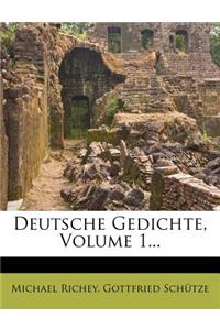 Deutsche Gedichte; Volume 1