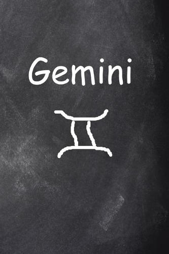 2020 Daily Planner Gemini Symbol Zodiac Sign Horoscope Chalkboard 388 Pages