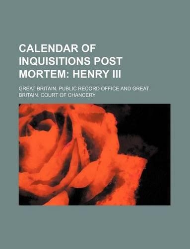 Calendar of Inquisitions Post Mortem