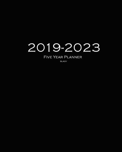2019-2023 Black Five Year Planner
