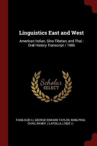 Linguistics East and West