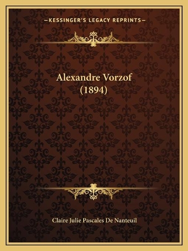 Alexandre Vorzof (1894)