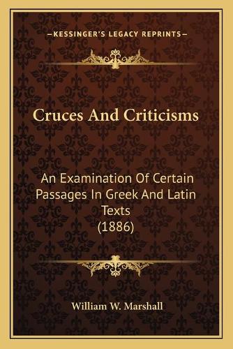 Cruces And Criticisms