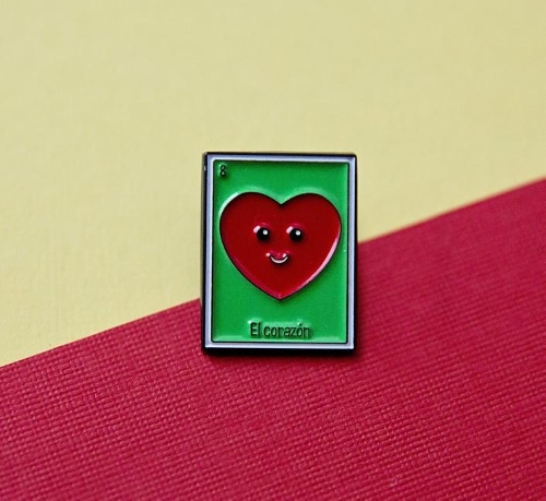 Loteria: Heart Enamel Pin