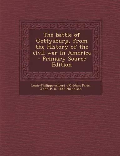 Battle of Gettysburg, from the History of the Civil War in America
