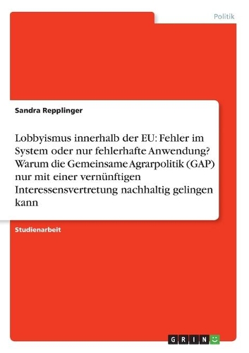 Lobbyismus innerhalb der EU
