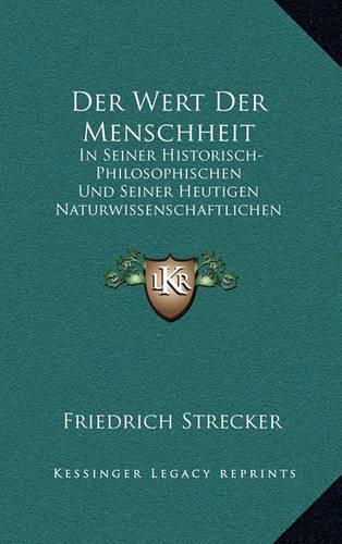 Der Wert Der Menschheit