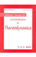 Solutions Manual for an Introduction to Thermodynamics
