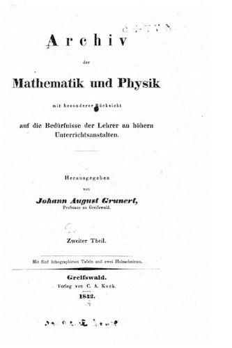 Archiv der Mathematik und Physik