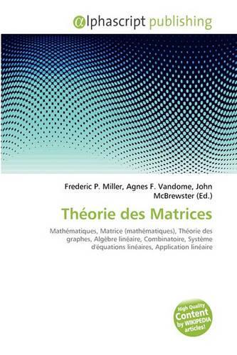 Theorie Des Matrices