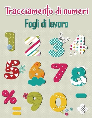 Libro di ricalco dei numeri per bambini in età prescolare