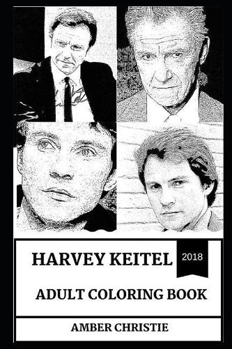 Harvey Keitel Adult Coloring Book