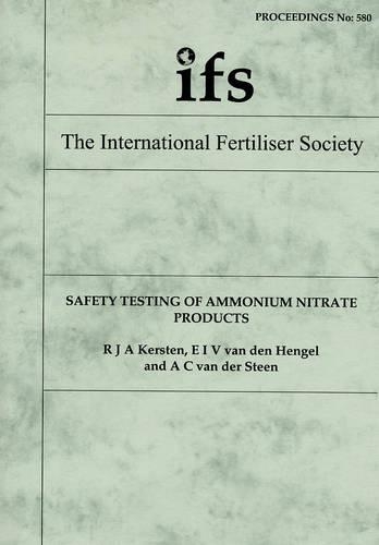 Safety Testing of Ammonium Nitrate Products
