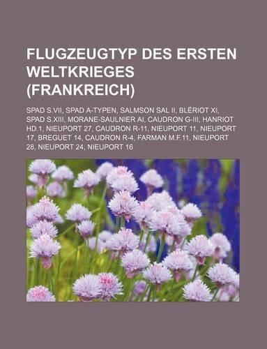 Flugzeugtyp Des Ersten Weltkrieges (Frankreich)