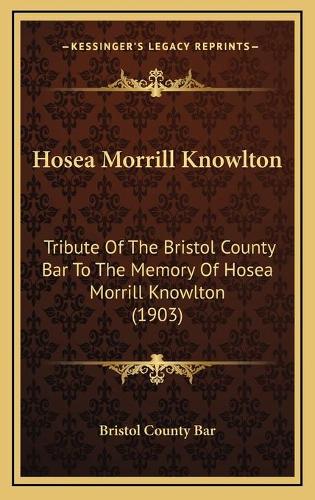 Hosea Morrill Knowlton