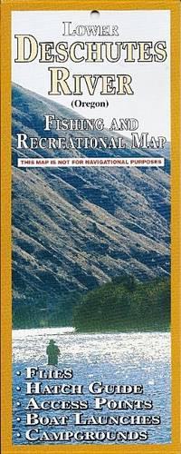 Lower Deschutes River Fishing and Recreation Map