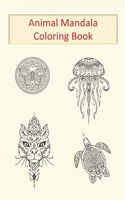 Animal Mandala Coloring Book