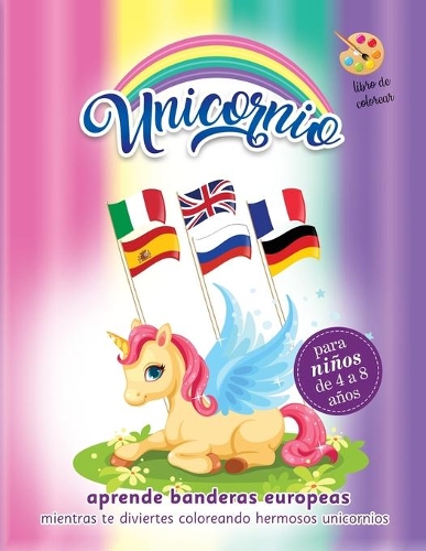 unicornio libro de colorear para niños de 4 a 8 años