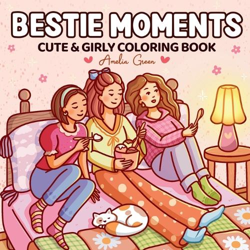 Bestie Moments Cute & Girly Coloring Book