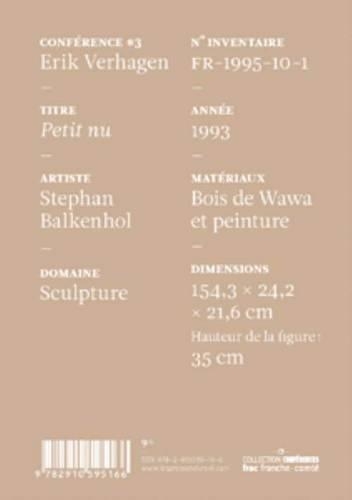 Stephan Balkenol - Petit Nu. Lecture by Erik Verhagen