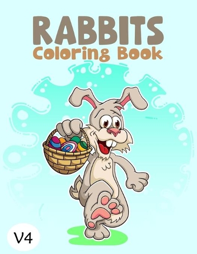 Rabbits Coloring Book