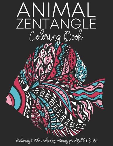 Animal Zentangle Coloring Book