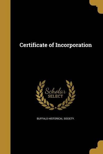 Certificate of Incorporation