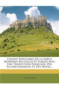 Chants Populaires De La Grèce Moderne