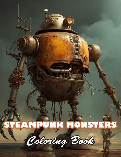Steampunk Monsters Coloring Book