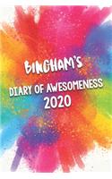 Bingham's Diary of Awesomeness 2020