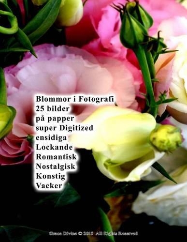Blommor i Fotografi 25 bilder på papper super Digitized ensidiga Lockande Romantisk Nostalgisk Konstig Vacker