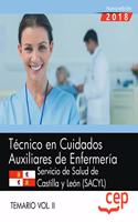 Tecnico en Cuidados Auxiliares de Enfermeria. Servicio de Salud de Castilla y Leon (SACYL). Temario Vol. II.
