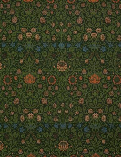 Violet and Columbine, William Morris. Ruled Journal