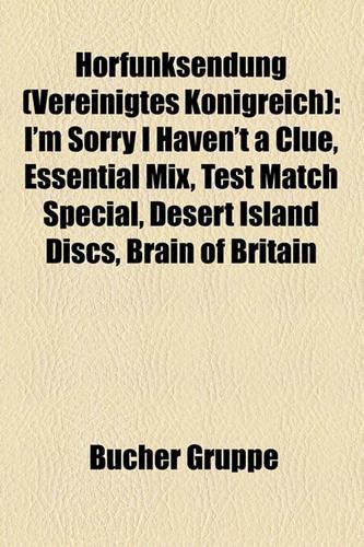 Hrfunksendung (Vereinigtes Knigreich)