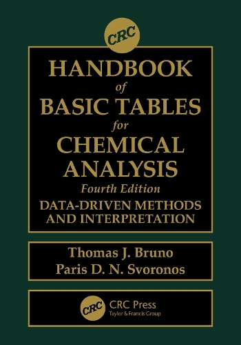 CRC Handbook of Basic Tables for Chemical Analysis