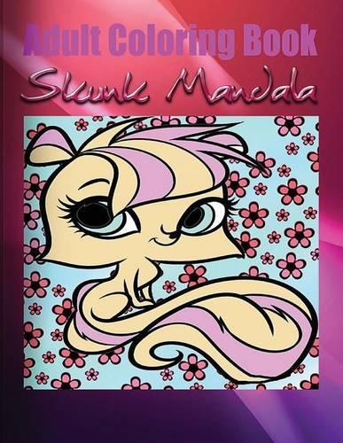 Adult Coloring Book: Skunk Mandala