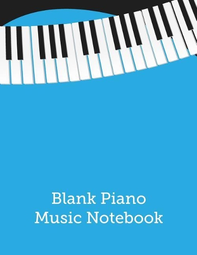 Blank Piano Music Notebook