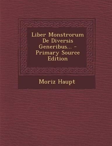 Liber Monstrorum de Diversis Generibus...