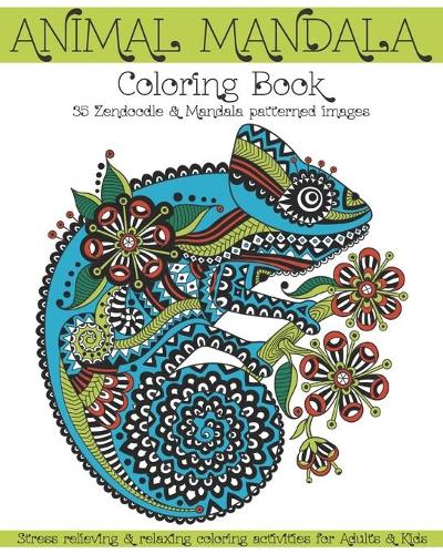 Animal Mandala Coloring Book