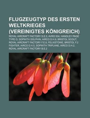 Flugzeugtyp Des Ersten Weltkrieges (Vereinigtes Konigreich)
