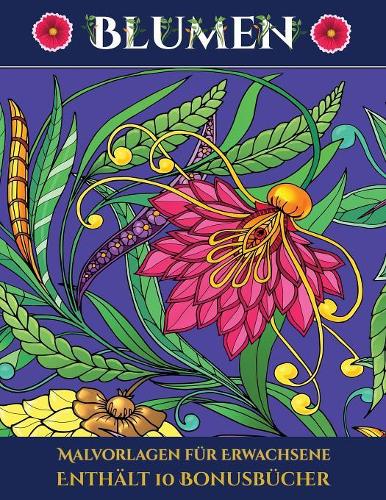 Malvorlagen für Erwachsene (Blumen)