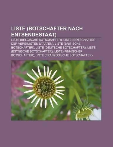 Liste (Botschafter Nach Entsendestaat)
