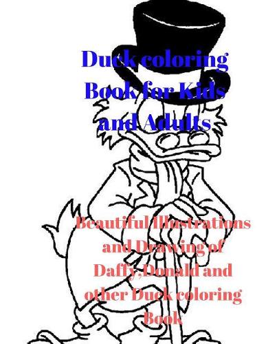 Duck Coloring Book for Kids and Adults