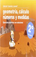 Aprender y repasar, geometria, calculo, numeros y medidas, 2 Educacion Primaria